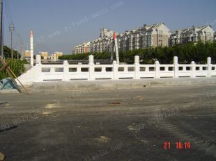 园林 石雕栏板,汉白玉栏板,汉白玉 石雕栏杆 - LB061