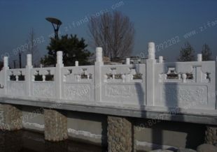 园林 石雕栏板,汉白玉栏板,汉白玉 石雕栏杆 - LB084