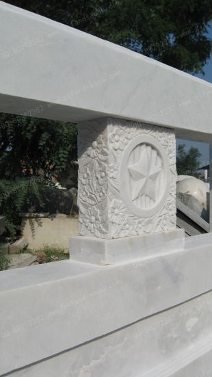 stone railing, marble railing - LB095