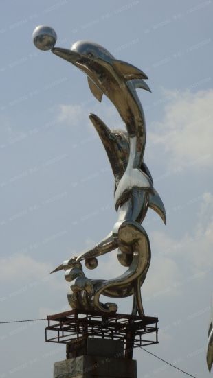 Landscape stainless steel sculpture - BXG103