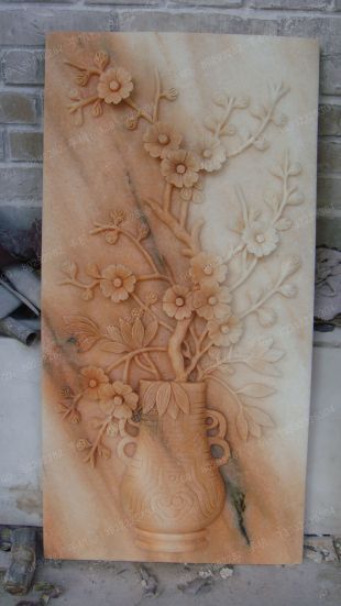 Stone relief,marble relief,Four seasons stone relief - DHFD056