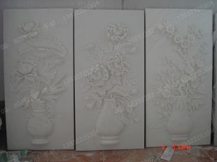 石雕 春夏秋冬浮雕,汉白玉石材 雕花浮雕,梅兰竹菊 汉白玉浮雕 - DHFD082