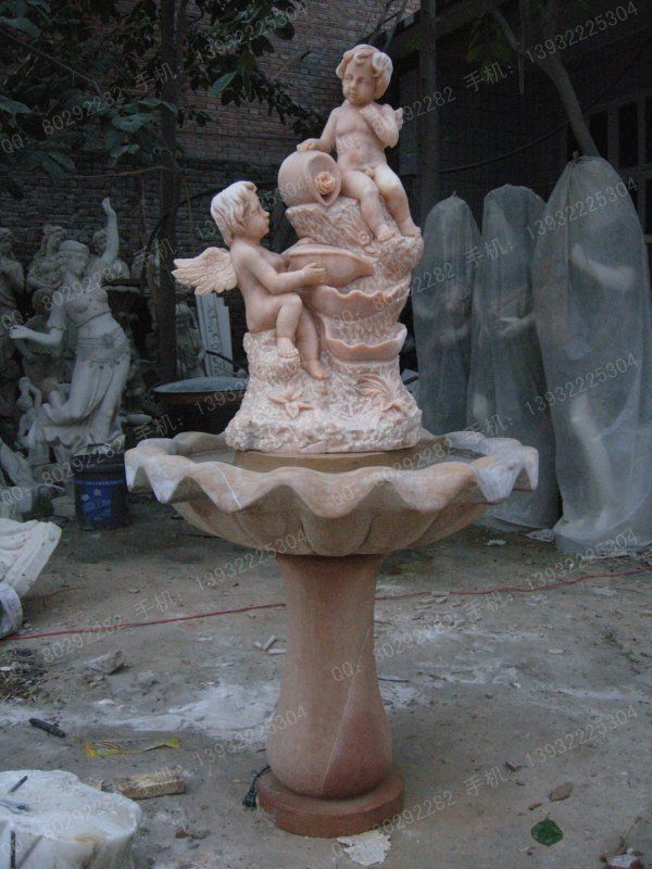 European statue fountain,European fountain statue,European fountain - DXPQ104