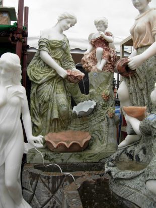 European statue fountain,European fountain statue ,European fountain - DXPQ114