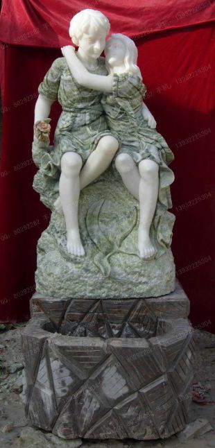 European statue fountain,European fountain statue ,European fountain - DXPQ116