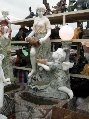 European statue fountain,European fountain statue ,European fountain - DXPQ121