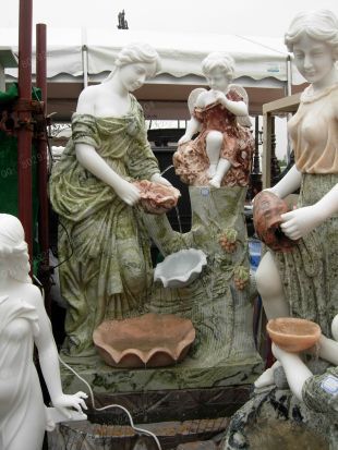European statue fountain,European fountain statue ,European fountain - DXPQ130