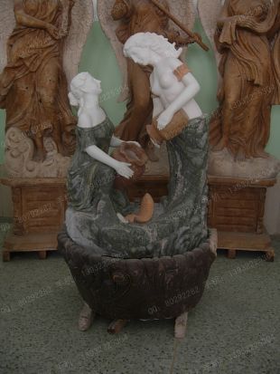 European statue fountain,European fountain statue ,European fountain - DXPQ152