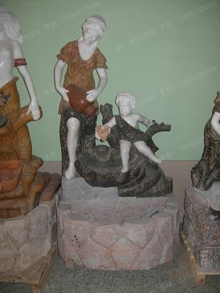European statue fountain,European fountain statue ,European fountain - DXPQ169